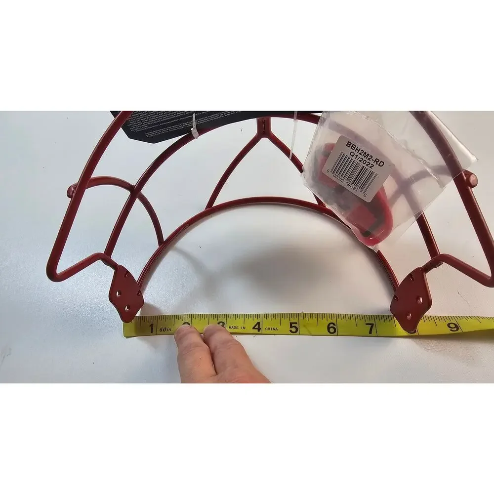 NEW Boombah baseball softball replacement mask cage face plate red 7.5